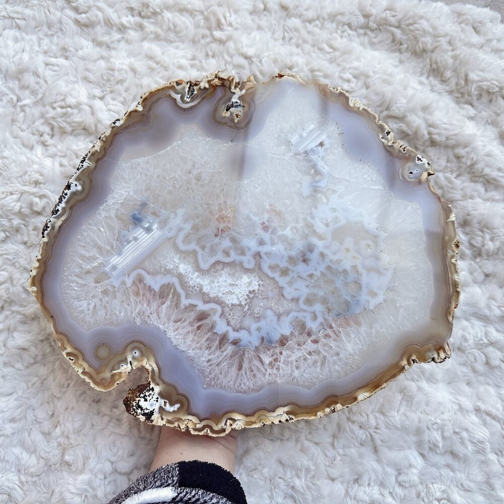 Gorgeous Large Thin Agate Slice from Brazil